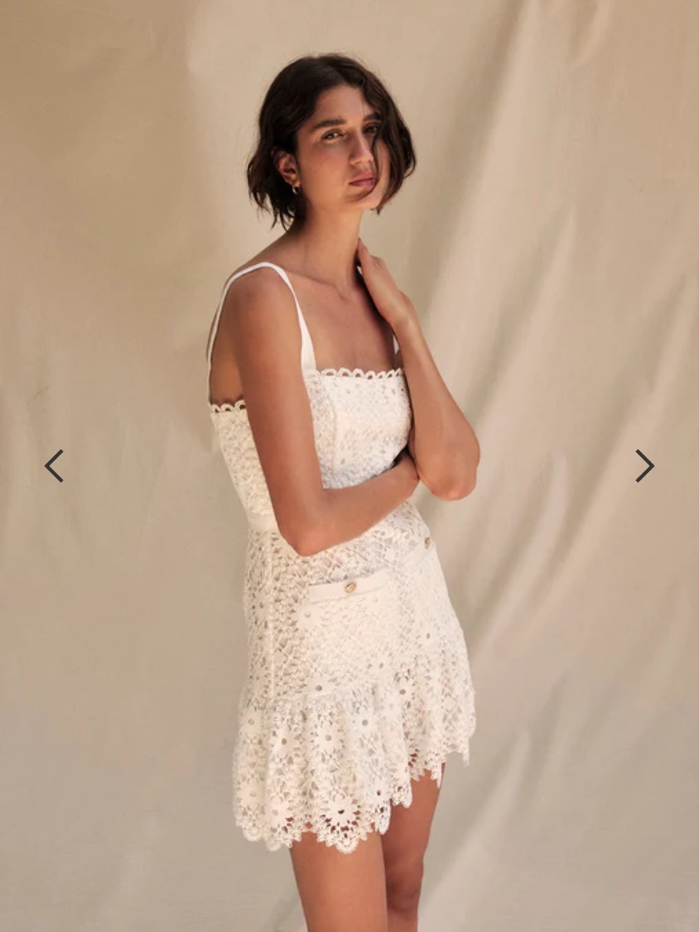 Saylor Verena Lace Mini Dress - Picture 2 of 11